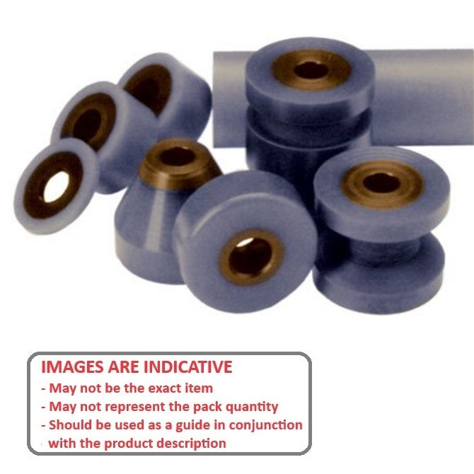 1164862 | AU85RS (Each) --- Urethane Lengths Rollers - 50.8x609.6x15.87 mm - Polyurethane Roller