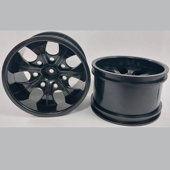 1227490 | RM-XM-078-BK-7 (2 Pcs) --- Rims - Black 7 Spoke