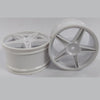 1227328 | RM-XO-060W-W-5 (2 Pcs) --- RC Car Rims Hobby - White 5 Spoke