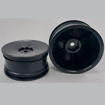 1228452 | RM-XR-052-BK-SOL (Per Card) --- RC Car Rims Hobby - Rim Colour Black Solid Tenth Scale - Plastic Rim