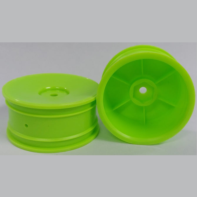 1224948 | RM-XR-052-LGSOL (6 Pcs) --- RC Car Rims Hobby - Lime Green Solid