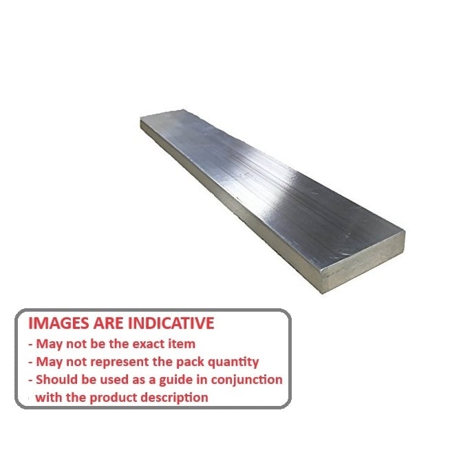 Barre rectangulaire 15,875 x 50,8 x 914,4 mm - Aluminium rectangulaire 6061-T6511 - MBA (Pack de 1)