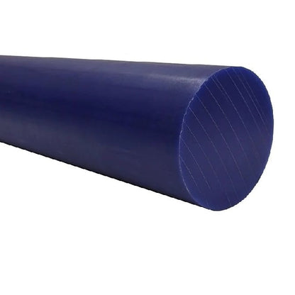 Tige ronde 31,8 x 1219 mm Uréthane 90A - Bleu - MBA (Pack de 1)