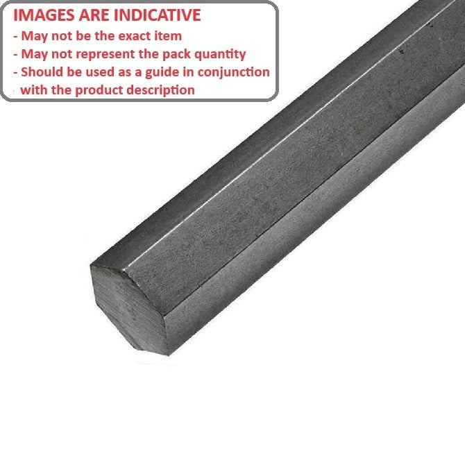 1105258 | 6R-0127-0914-CSL (Length) --- Hexagonal - 12.7 mm x 914 mm Low Carbon