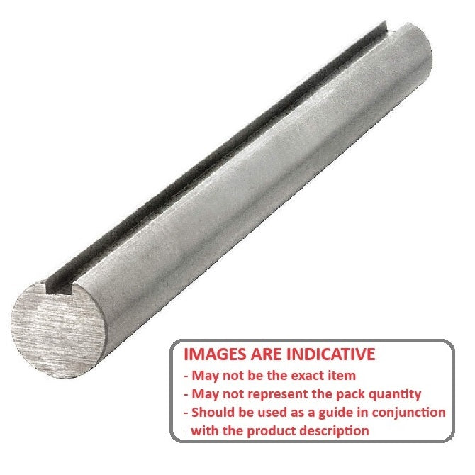 1121550 | 0R-0191-0912-CKW (Each) --- Keyed Carbon Steel Shafting - 19.05x912 - 4.763 x 2.381 - Steel C1018 Cold drawn Shaft