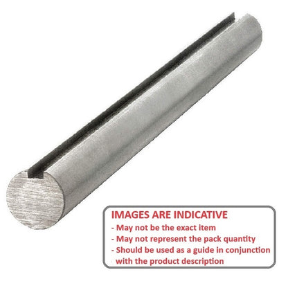 1121550 | 0R-0191-0912-CKW (Each) --- Keyed Carbon Steel Shafting - 19.05x912 - 4.763 x 2.381 - Steel C1018 Cold drawn Shaft