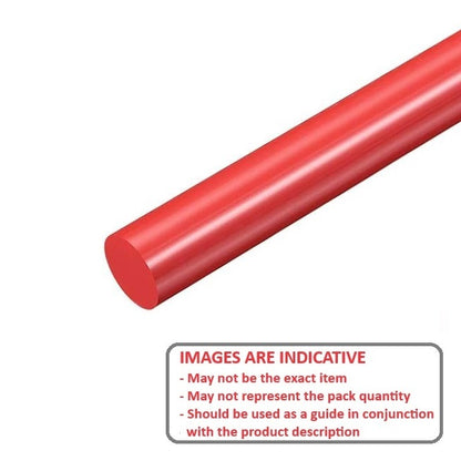 1122600 | 0R-0191-1219-U95R (Each) --- Round Rod - 19.1x1219 mm - Urethane 95A