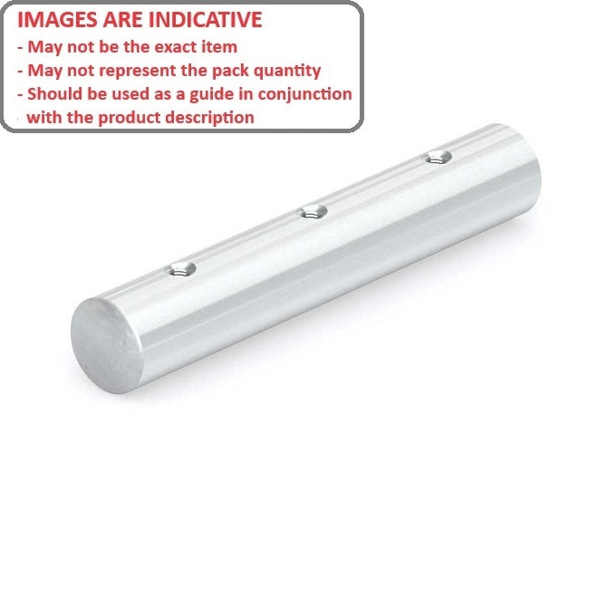 1135941 | 0R-0254-1219-DT-S440-T30 (Each) --- Pre Drilled and Tapped Shafting - 25.4x1219.2 mm - 440C Case Hardened Stainless Shaft