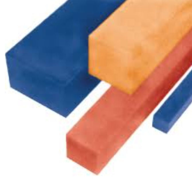 1122402 | 4R-0191-1219-U95R (Each) --- Square Bar Rod - 19.05 mm - 1219 - Polyurethane 95A