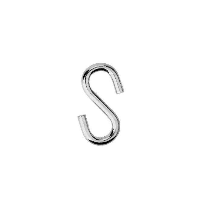 1057733 | SH-24RS (5 Pcs) --- S Shape Steel Hooks - 4.724 mm x 44.45 mm x 12.7 mm