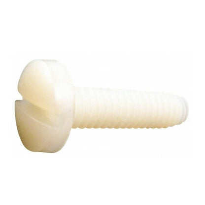 1050121 | SC035C-016-BD-SL-N (PK-10) --- Binder Head Screws - 6-32 UNC - 3.5mm - 15.9 mm - Nylon - Zytel 101 - Slotted Screw