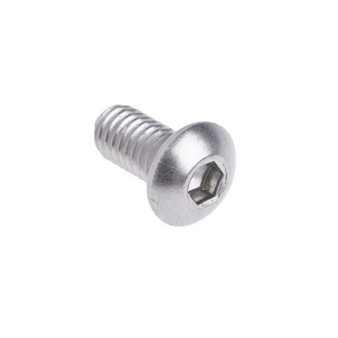 Vite 1/2-13 UNC x 25,4 mm acciaio inossidabile 304 - presa a bottone - MBA (confezione da 5)