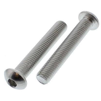 1054336 | SC040M-035-B-SK-S6 (PK-10) --- Button Screws - M4 - 4x0.7mm - 35 mm - 316 Stainless Socket Screw