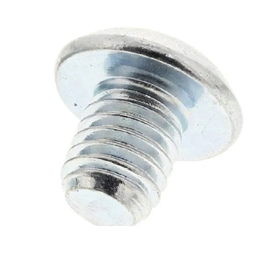 Vite M8 x 20 mm - Acciaio zincato - Presa a bottone - MBA (confezione da 100)