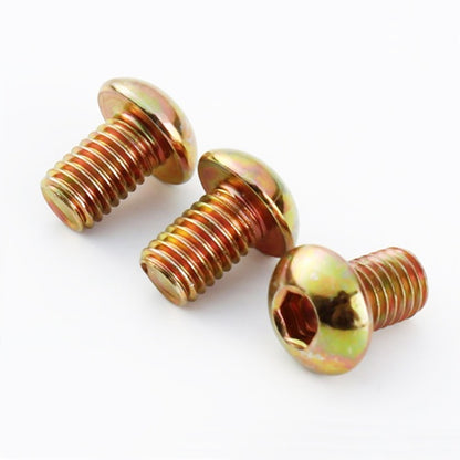 1070590 | SC064C-010-B-SK-CZ (PK-10) --- Button Screws - 1/4-20 UNC - 6.35mm - 9.5 mm - Zinc Plated Steel Socket Screw