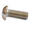 Button Screws - 10-32 UNF - 4.76mm - 19.1 mm - Zinc Plated Steel Socket