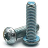 Button Screws - 10-32 UNF - 4.76mm - 25.4 mm - Zinc Plated Steel Socket