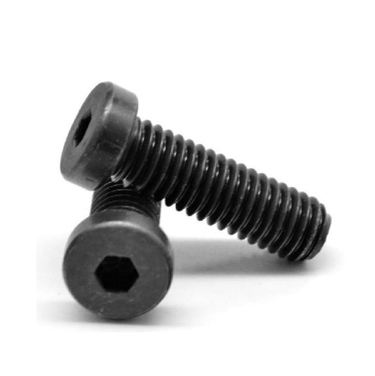 Low Head Socket Screws - M10 - 10x1.5mm - 50 mm - High Tensile Steel / Black Oxide Carbon Steel