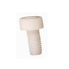 Vite 1/4-20 UNC x 9,5 mm in nylon - presa a cappuccio - MBA (confezione da 50)