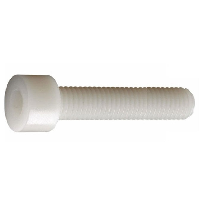 Vite 1/4-20 UNC x 76,2 mm nylon - presa a cappuccio - MBA (confezione da 8)