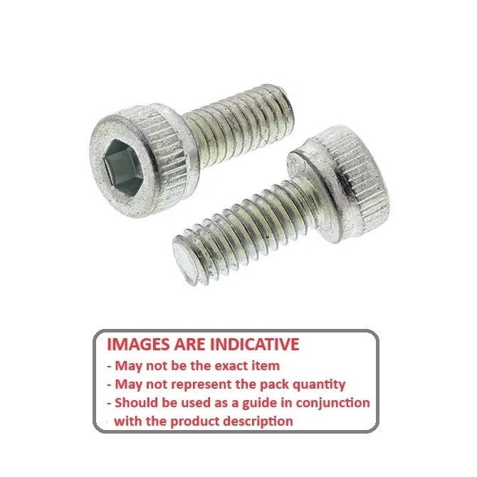 1037993 | SC020M-005-C-SK-CZ (PK-100) --- Socket Cap Screws - M2 - 2x0.4mm - 5 mm - Zinc Plated Steel Screw