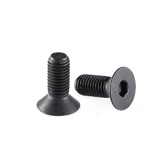 Vis 2-56 UNC x 4,8 mm Acier Haute Résistance Oxyde Noir - Douille Fraisée - MBA (Pack de 5)