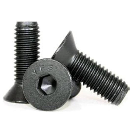 Countersunk Screws - 3/8-16 BSW - 9.53mm - 25.4 mm - High Tensile Steel / Black Oxide Socket
