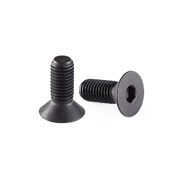 Vis 0-80 UNF x 3,2 mm Acier Haute Résistance Oxyde Noir - Douille Fraisée - MBA (Lot de 50)