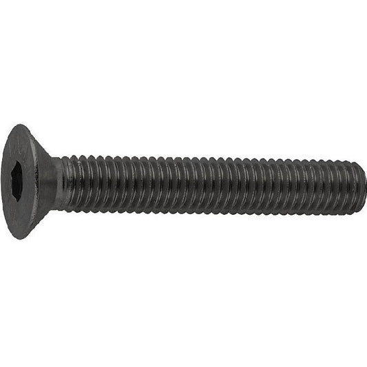 Vis 1-64 UNC x 12,7 mm Acier Haute Résistance Oxyde Noir - Douille Fraisée - MBA (Paquet de 50)