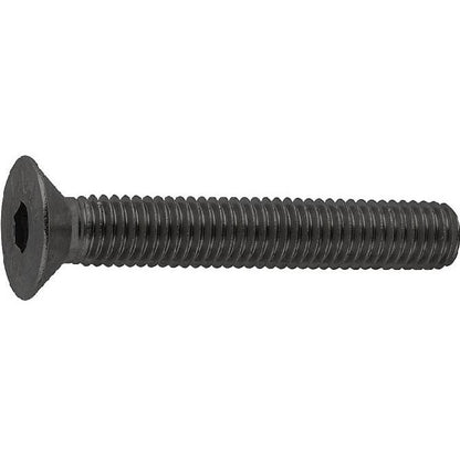 Vite M16 x 140 mm - Acciaio ad alta resistenza ossido nero - Presa svasata - MBA (confezione da 10)