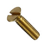 Countersunk Screws - M5 - 5x0.8mm - 20 mm - Brass Slotted