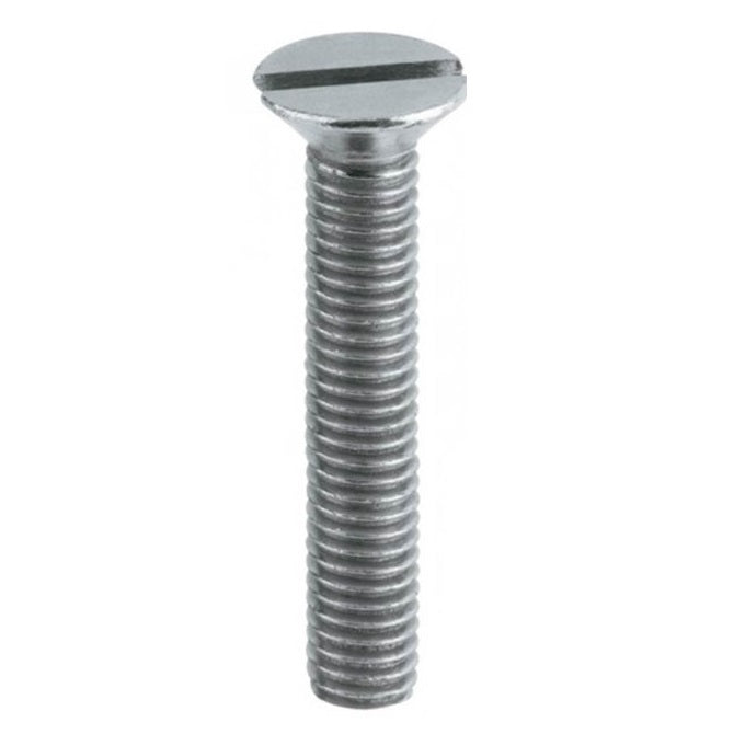 Countersunk Screws - M2.5 - 2.5x0.45mm - 20 mm - Zinc Plated Slotted