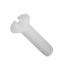 Countersunk Screws - 4-40 UNC - 2.85mm - 9.5 mm - Nylon - Zytel 101 - Slotted