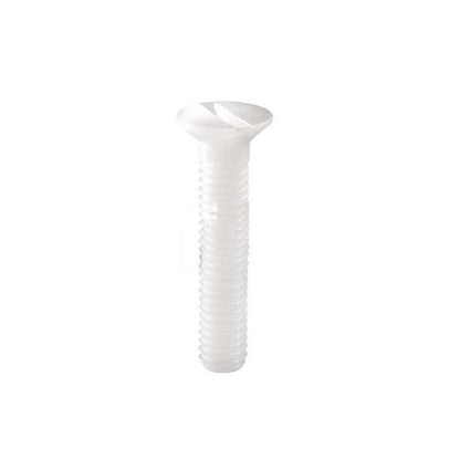 Vis 1/4-20 UNC x 63,5 mm Nylon - Fraisée Fendue - MBA (Pack de 75)