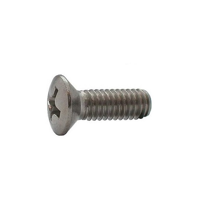 Vis M3 x 6 mm Inox 304 - Tête Ovale Fraisée Philips - MBA (Pack de 5)