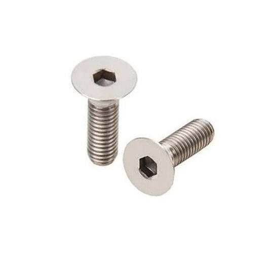 Countersunk Screws - M10 - 10x1.5mm - 25 mm - 304 Stainless Socket