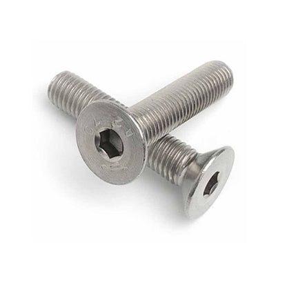 Countersunk Screws - M8 - 8x1.25mm - 25 mm - 304 Stainless Socket