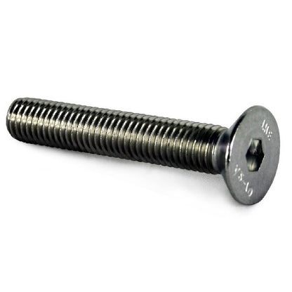 Countersunk Screws - M8 - 8x1.25mm - 70 mm - 316 Stainless Socket