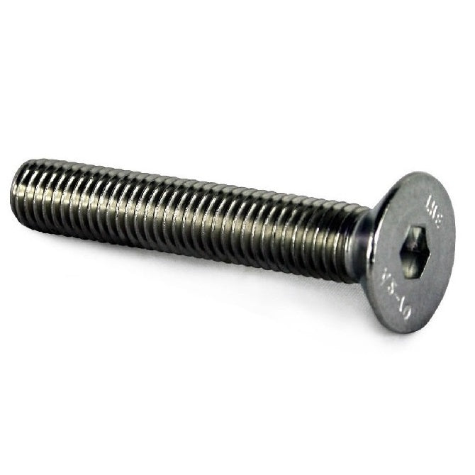 Countersunk Screws - M6 - 6x1mm - 80 mm - 316 Stainless Socket