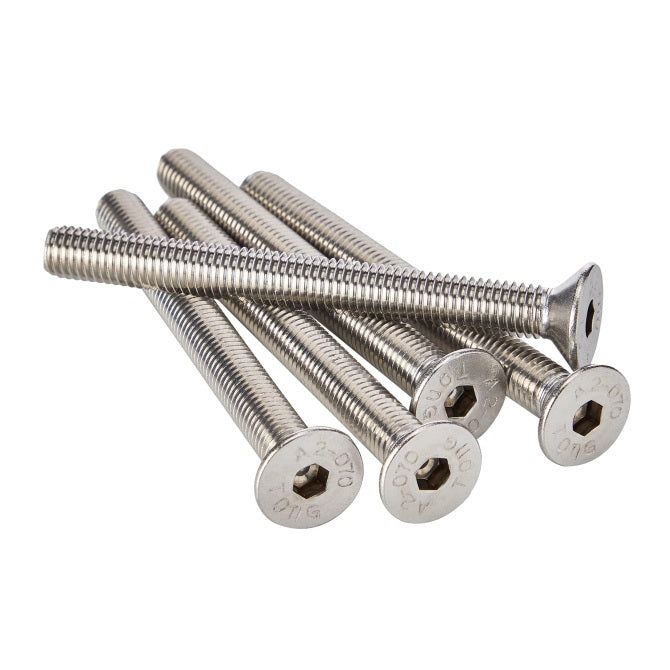 1099522 | SK120M-090-SK-S6 (PK-25) --- Countersunk Screws - M12 - 12x1.75mm - 90 mm - 316 Stainless Socket Screw