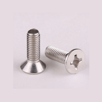 1060952 | SK050M-008-PH-S4 (PK-100) --- Countersunk Screws - M5 - 5x0.8mm - 8 mm - 304 Stainless Phillips Screw