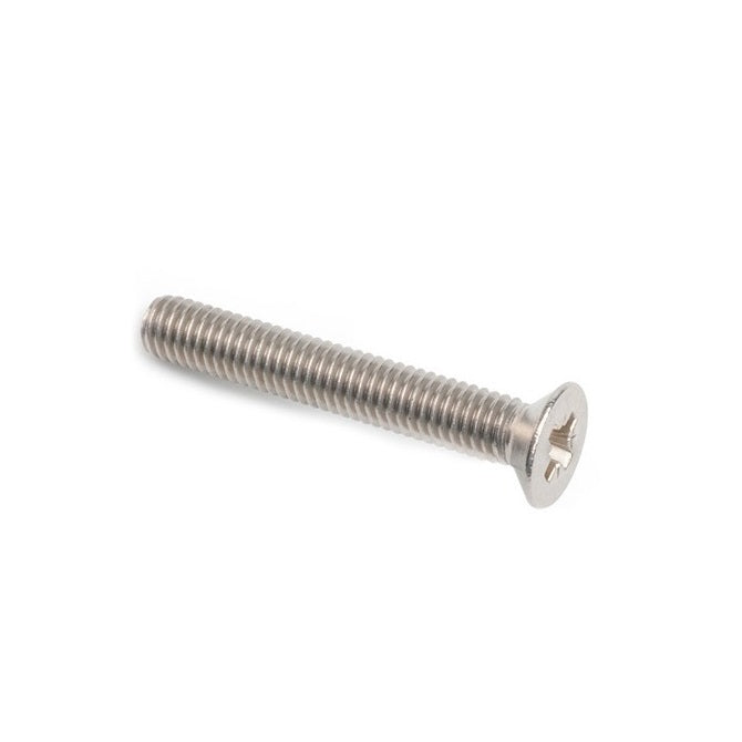 Vite M1,6 x 12,0 mm - Acciaio inossidabile 304 - Pozidrive svasato - MBA (confezione da 50)