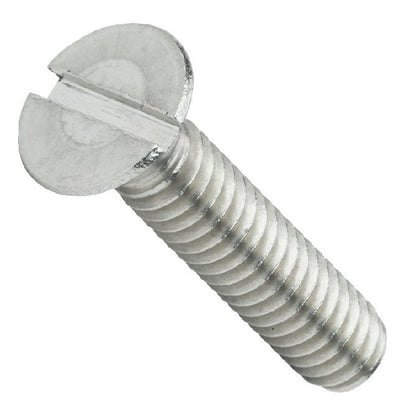 Vis 8-32 UNC x 19,10 mm Inox 304 - Fraisée Fendue - MBA (Pack de 100)