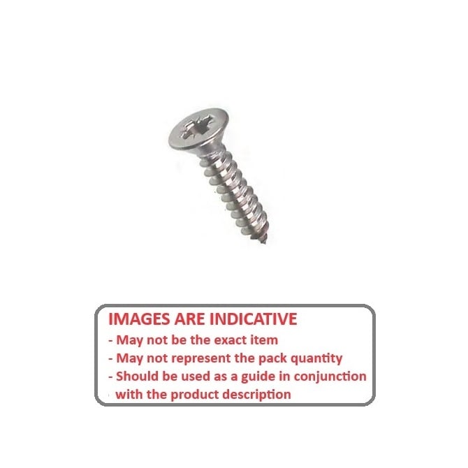 1045221 | SKT0285-025-PH-S6 (100 Pcs) --- Self Tapping Screws - 2.85 mm x 25.4 mm x 4