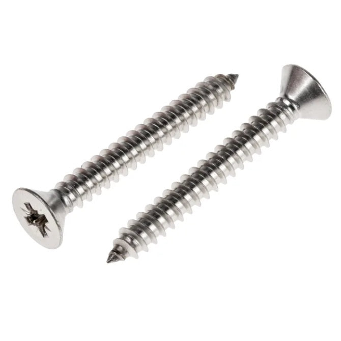 1043516 | SKT0285-019-PH-S4 (PK-20) --- Self Tapping Screws - 2.85x19.1 mm - 4 Countersunk - Stainless Steel 304 Similar to A2, 18-8 HRB80 Screw