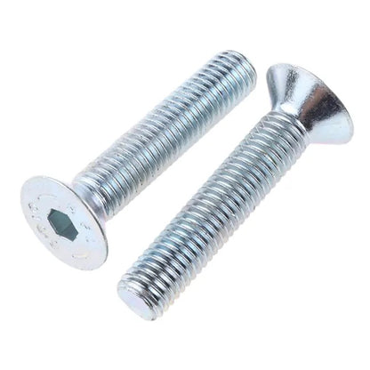 1082657 | SK080M-055-SK-CZ (PK-100) --- Countersunk Screws - M8 - 8x1.25mm - 55 mm - Zinc Plated Steel Socket Screw