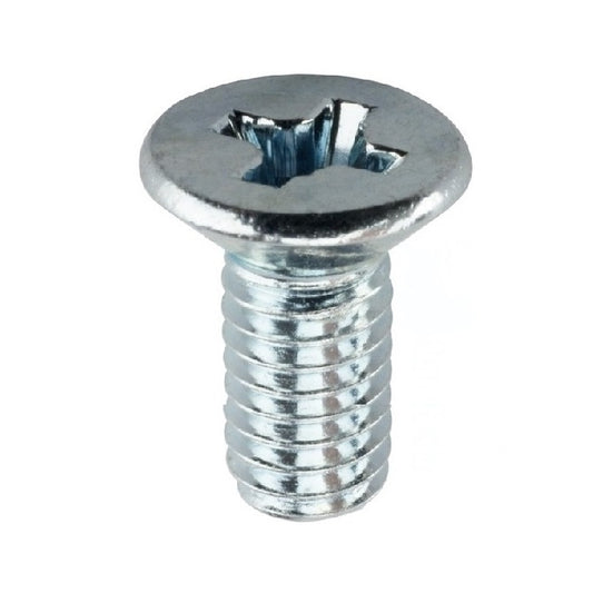 Countersunk Screws - 10-32 UNF - 4.76mm - 12.7 mm - Zinc Plated Steel Phillips