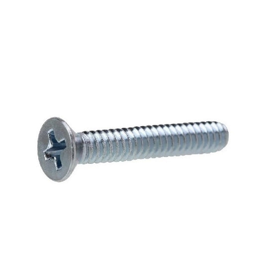Countersunk Screws - M2.5 - 2.5x0.45mm - 8 mm - Zinc Plated Phillips