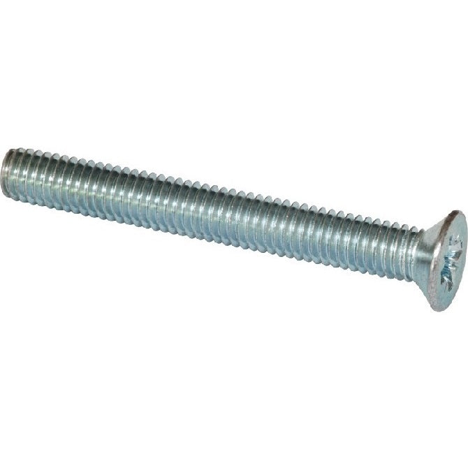 Countersunk Screws - 1/4-20 BSW - 6.35mm - 76.2 mm - Zinc Plated Steel Phillips