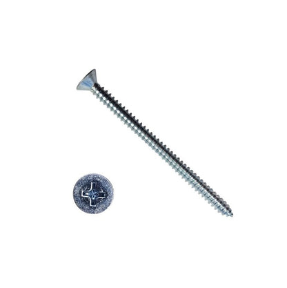 1049816 | SKT0350-038-PH-CZ (PK-100) --- Self Tapping Screws - 3.5x38.1 mm - 6 Countersunk - Zinc Plated Steel Screw
